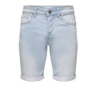 Only & Sons Pantalones Cortos de Mezclilla para Hombre, Vaquero Azul., 50