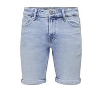 Only & Sons Pantalones Cortos para Hombre, Mezclilla De Color Azul Claro, L