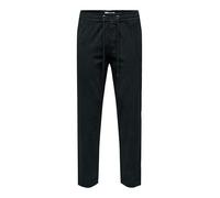 Only & Sons Pantalones para Hombre ONSLINUS de Pana en Corte cónico, Negro, L