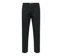 Only & Sons Pantalones para Hombre ONSLINUS de Pana en Corte cónico, Negro, L