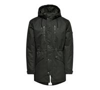Only & Sons Parca de invierno 'Klaus' verde oscuro M verde oscuro