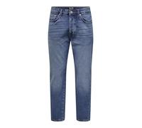Only & Sons Relaxed fit Jeans ONSYOKE Straight Fit Jeans Medium Blue Denim 32 32 Medium Blue Denim