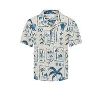 Only & Sons Shirt Camiseta Onspiero AOP RLX SS Jersey, Blanco Envejecido, S Hombres