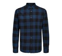 Only & Sons Onsgudmund Ls Checked Shirt Noos Camisa, Hombre, Multicolor Dress Blues, M