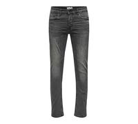 Only & Sons Slim fit Jeans Onsloom Mid Rise Slim Fit Jeans Black Denim 30 32 Black Denim