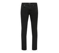 Only & Sons Slim fit Jeans Onsloom Mid Rise Slim Fit Jeans Black Denim 36 32 Black Denim