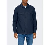 Only & Sons Sobrecamisa de hombre a cuadros. Azul S