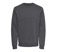 Only & Sons Hombres O&S Sudadera Básica Regular Suéter Largo Camiseta sin Capucha EAONDETAL, Color:Gris-3, Size:M
