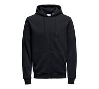 ONLY & SONS Sudadera con Capucha para Hombre ONSCERES Zip THR. Sudadera Noos, Azul Marino, Talla L, Azul Marino, L