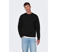 ONLY & SONS Sudadera de cuello redondo Ceres life. Color Negro