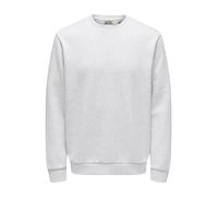 ONLY & SONS Onsceres Crew Neck Noos Sudadera para Hombre, Super Light Grey Melange, M