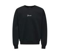 Only & Sons Sudadera 'ONSCERES SKI' negro / blanco S negro / blanco