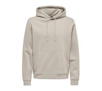 ONLY & SONS Onsconnor Reg Noos Sudadera con Capucha para Hombre, Forro Plateado., M
