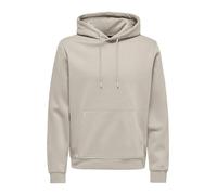 ONLY & SONS Onsconnor Reg Noos Sudadera con Capucha para Hombre, Forro Plateado., S