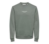 Only & Sons Sudadera 'ONSCurated' gris humo / blanco XS gris humo / blanco