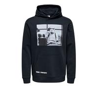 Only & Sons Sudadera 'ONSSTORMTROOPER' gris claro / negro L gris claro / negro