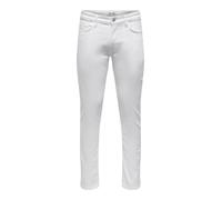 ONLY & SONS Onsloom Slim One White 6529 CRO Dnm Noos Jeans, Hombre, Blanco Denim, 32W / 30L
