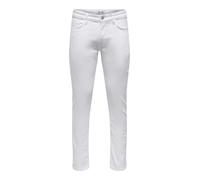 Only & Sons Vaquero 'Loom' blanco denim, Talla 30 Longitud 32