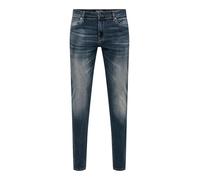 Only & Sons Onsloom Slim Jax Ebony 0366 Dot Dnm Jeans, Dark Azul Denim, 32W / 30L Hombres