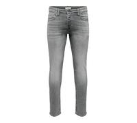 ONLY & SONS Vaqueros Ajustados para Hombre Onsloom Slim Grey 3227 Noos, Grey Denim, 33W x 34L