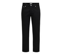 ONLY & SONS Vaqueros de Corte Normal Masculino ONSEDGE Cintura Media Corte Recto Jeans, Black Denim, 31W / 32L