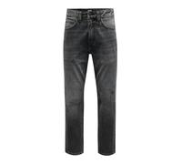 ONLY & SONS Vaqueros de Corte Recto ONSYOKE de Corte Recto para Hombre, Negro Lavado, 32W / 32L