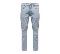 ONLY & SONS Onsweft Reg LBD 7621 Sty Dnm Vd Jeans, Mezclilla De Color Azul Claro, 30W x 32L para Hombre