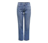 ONLY Straight fit Jeans ONLLUMI Mid Waist Mom Fit Jeans Medium Blue Denim XS 30 Medium Blue Denim