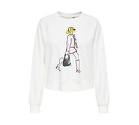 ONLY Sudadera 'LABINET' rosa / negro / blanco S rosa / negro / blanco