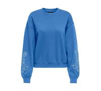 ONLY Sudadera 'ONLBROOKE' azul / blanco XXXL azul / blanco
