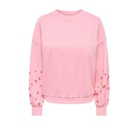 ONLY Sudadera 'ONLBrooke' esmeralda / rosa claro / rojo sangre S esmeralda / rosa claro / rojo sangre
