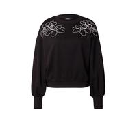 ONLY Sudadera 'ONLBROOKE' negro / blanco L negro / blanco