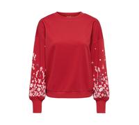ONLY Sudadera 'ONLBROOKE' talco / altrosa / rojo S talco / altrosa / rojo