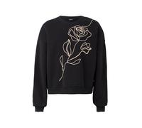 ONLY Sudadera 'ONLELISANNA' negro / blanco XL negro / blanco