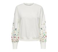 ONLY Sudadera para Mujer ONLBROOKE, Cloud Dancer 1, M