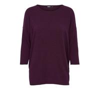 Only Sudadera para Mujer Onlglamour 3/4 Top Jrs Noos, Negro, XS, Winetasting., S