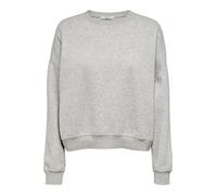 ONLY Onlsweat L/S Crew Oversize Swt Sudadera, Gris Claro, L para Mujer