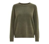 ONLY Suéter de Punto para Mujer, Verde Kalamata Melange, S (EU)