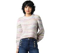ONLY Suéteres de Punto Femeninos Suéteres de Punto Multicolor, Pumice Stone/Detail:w. Multi Spacedye, XXXL