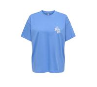ONLY T-Shirt ONLVIVVI azul | S