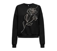 Only Tall Sudadera 'ONLELISANNA' beige / negro S beige / negro