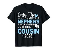 Only The Best Nephews Get Promoted To Big Cousin EST 2026 Camiseta