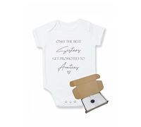 Only The Best Sisters Get Promoted To Aunties | Body Chaleco de anuncio de bebé (revelación de la pregnance) - Envuelto de regalo con caja