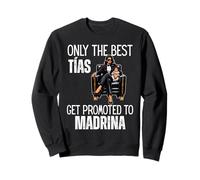 Only The Best Tias - Ascendido a Madrina 2026 Sudadera
