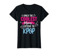 Only the Coolest Moms Listens to Kpop Cool Kpop Merch Gifts Camiseta