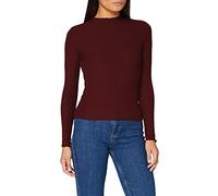 ONLY Onlemma L/S High Neck Top Noos Jrs, Madder Brown, L Mujeres