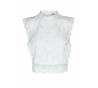 ONLY Onlkaro S/L Lace Top Wvn, Cloud Dancer, XS para Mujer