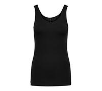 Only Nos Mujer 15095808 Camiseta sin Mangas Not Applicable, Negro (Black Black), 42 (Talla del Fabricante: Large)