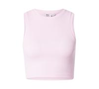 ONLY Onlvilma S/L Cropped Tank Top Jrs Noos Basic Slim Fit Camiseta Mangas para un Estilo sin Esfuerzo, Rosa Lady, M Mujeres