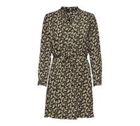 Only Túnica Onlcory L/S con Cuello en V para Mujer WVN Noos, Flor Negro, XS